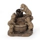 preview thumbnail 2 of 9, Dimmock Outdoor Outdoor Puppy Fountain by Christopher Knight Home