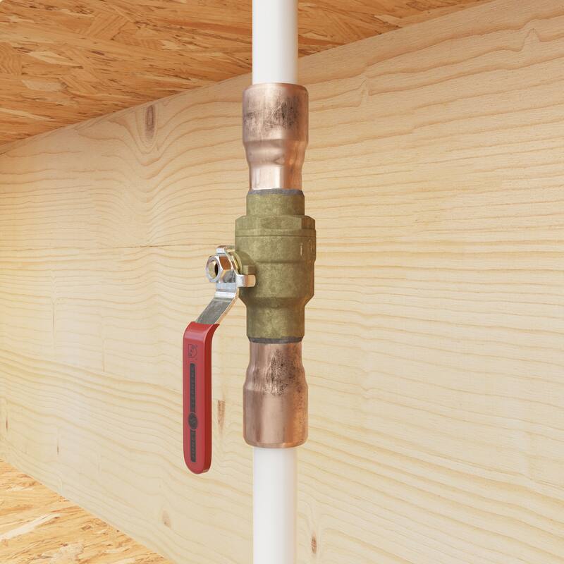 Jones Stephens B67255 2" Full Port Metal Ball Valve with CPVC