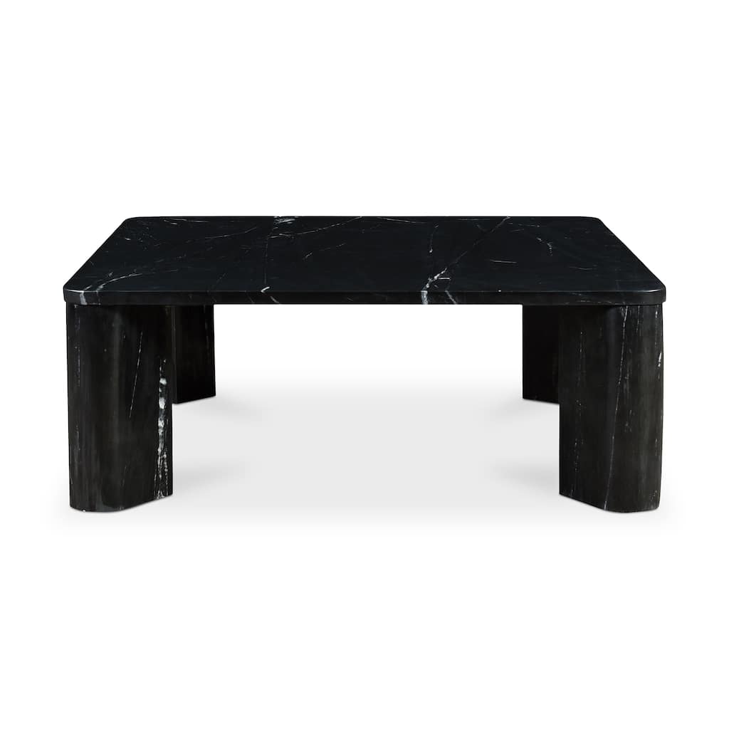 Aurelle Home Modern Solid Marble Coffee Table