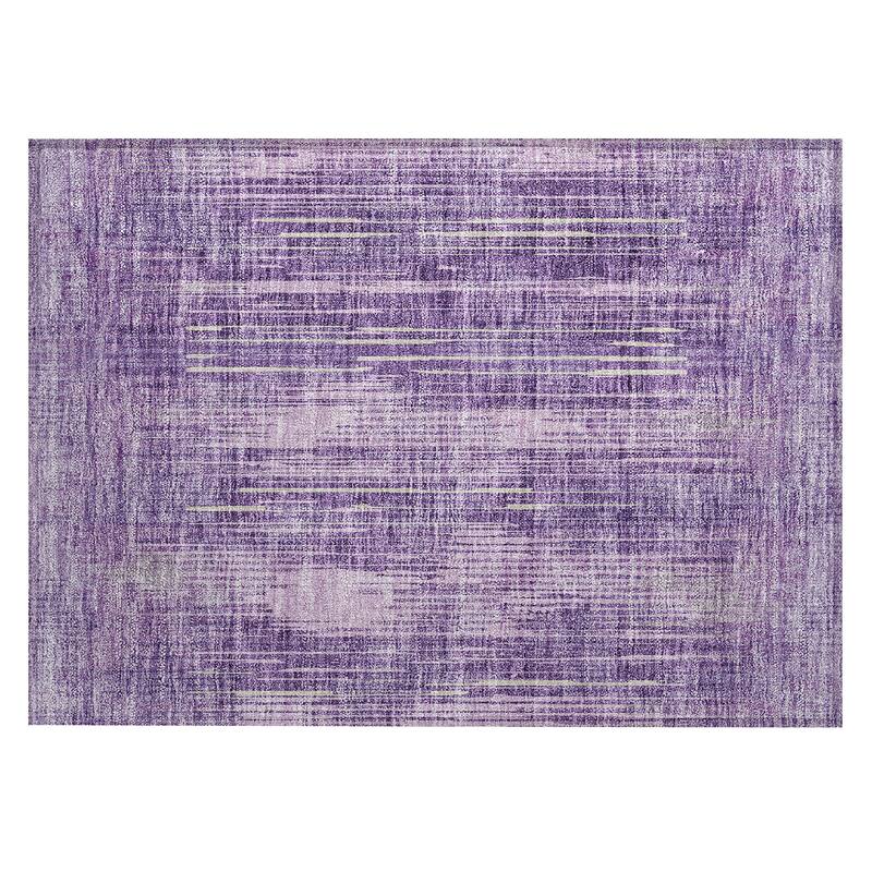 Machine Washable Indoor/ Outdoor Chantille Ombre Abstract Rug