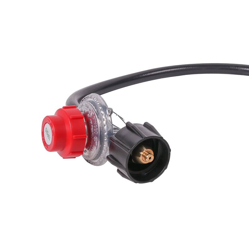 Nexgrill High Pressure Hose and Regulator for Turkey Fryers - Black