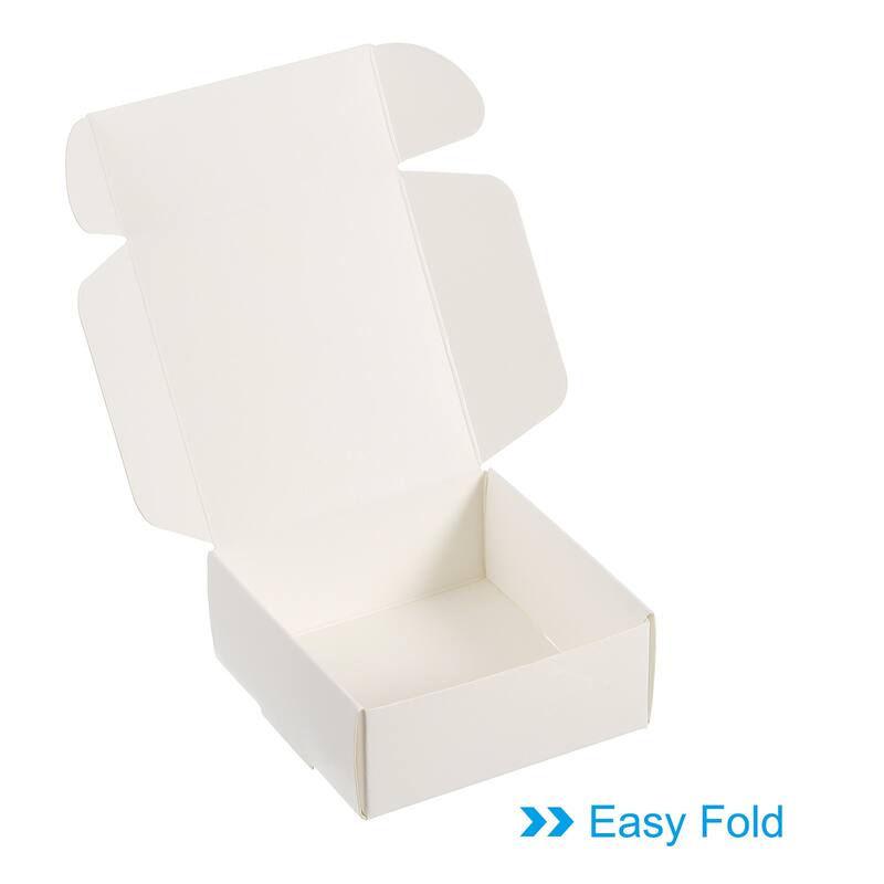 3"x3"x1.5" Paper Soap Box, 20 Pack Soap Boxes Square, White