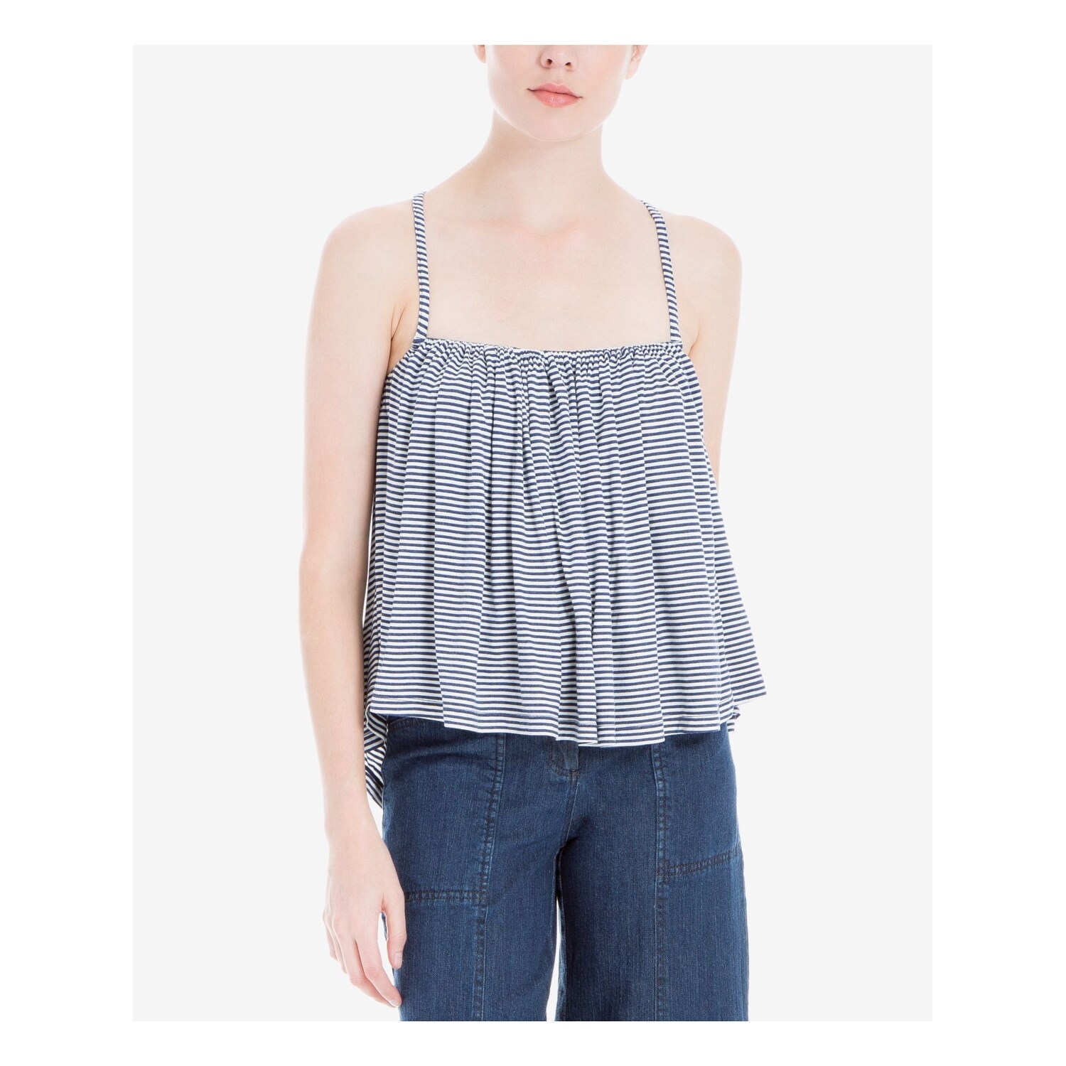 navy spaghetti strap top