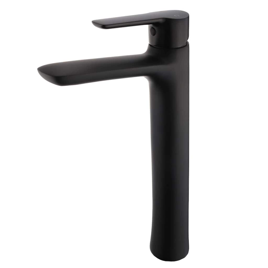 Fine Fixtures Round Single Hole Vessel Sink Bathroom Faucet