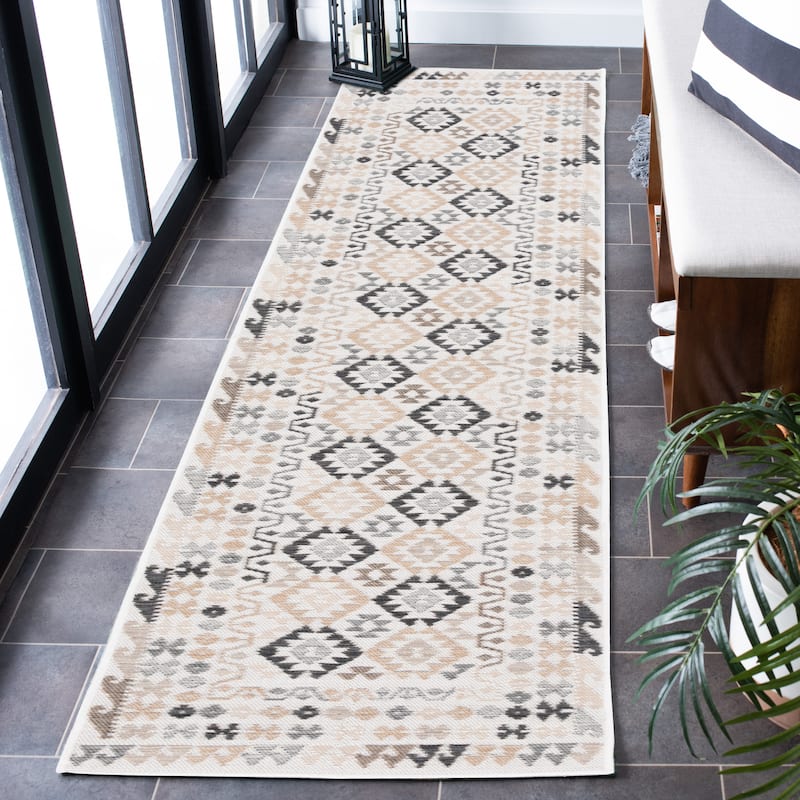 SAFAVIEH Sunrise Shelagh Indoor/Outdoor Waterproof Rug - 2' x 8' Runner