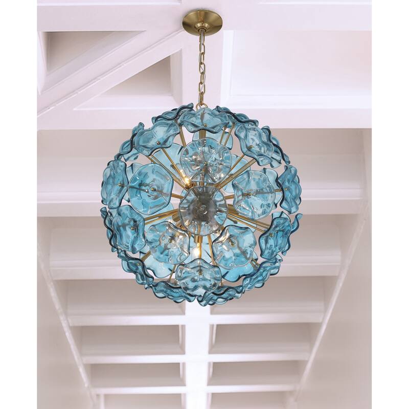 Crystorama Lighting Group ESM-4006 Esme 9 Light 23" Wide Sputnik