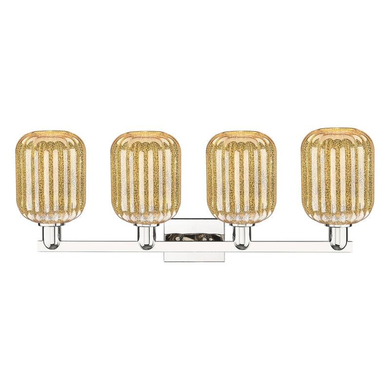 Innovations Lighting Downtown Urban - Preston - 4 Light 36" Jar Shade Bath Vanity Light