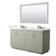 Option Light Green, Nickel Trim, White Quartz Top