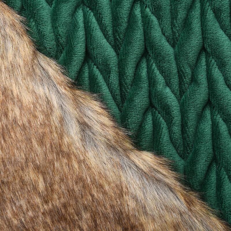 National Tree Company 48 in. Rural Homestead Collection Quilted Tree Skirt - 48 in