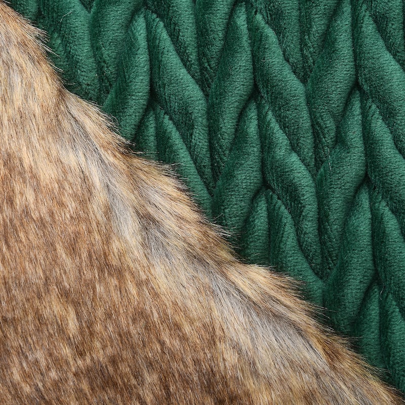 National Tree Company 52 in. Rural Homestead Collection Quilted Tree Skirt - 52 in
