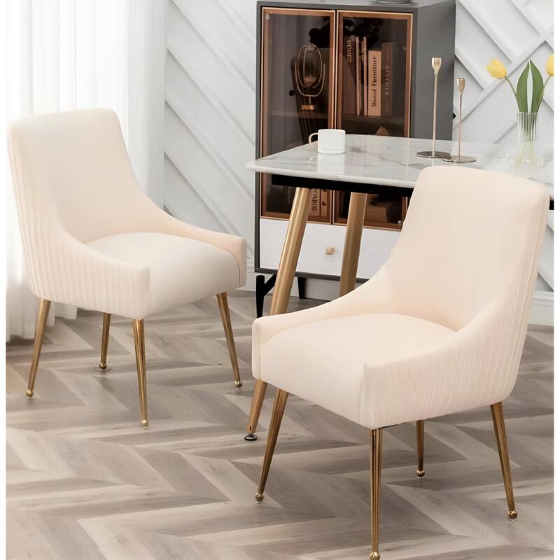 Heye III Velvet Modern Dining Chair (Set of 4)