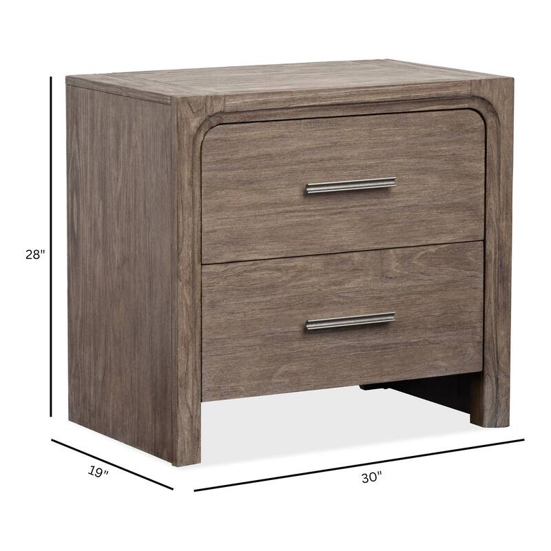 Magnussen Home Westbourne Dark Umber Drawer Nightstand