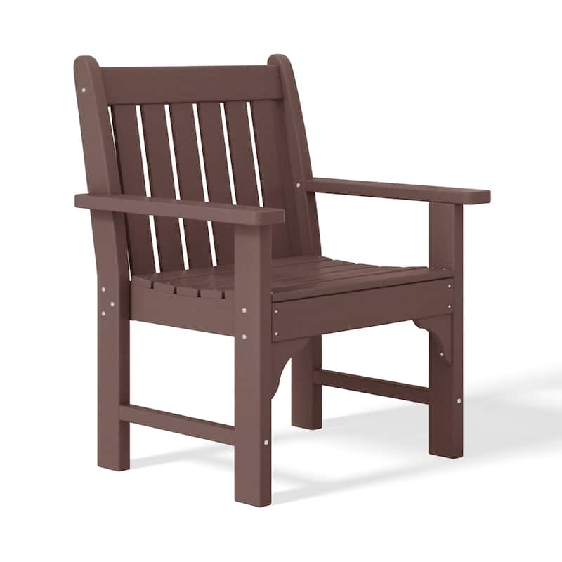 Laguna Outdoor Dining Poly Garden Arm Chair (Set of 2)