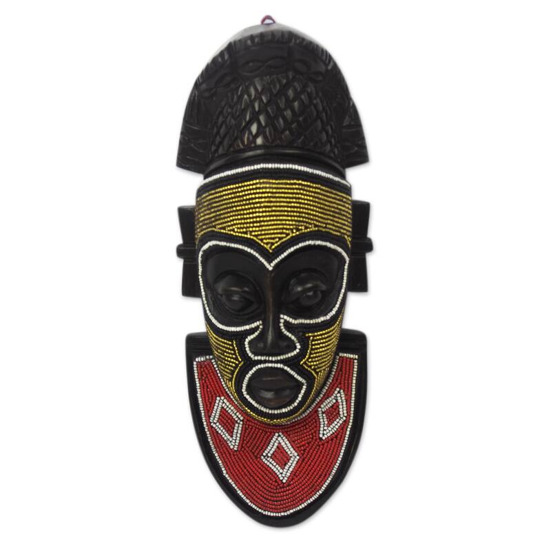 Novica Handmade Festac African Wood Mask