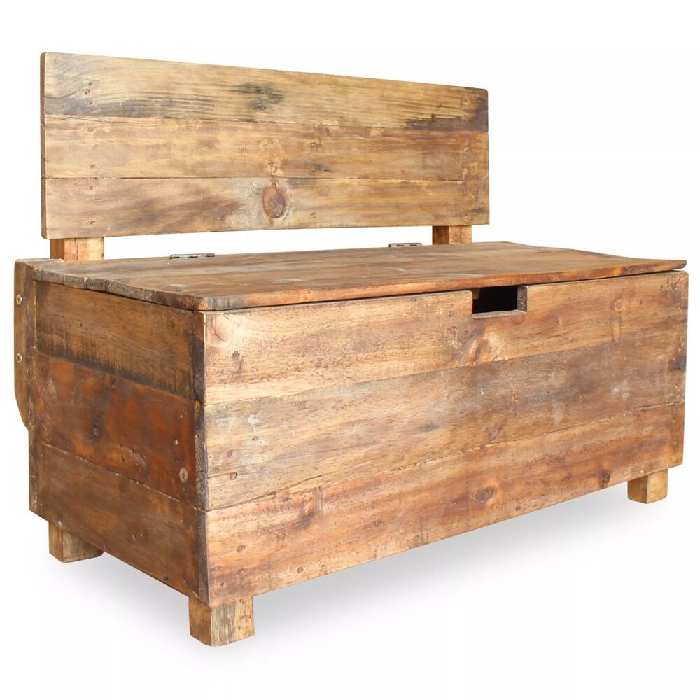 Buy Storage Benches Reclaimed Wood Online At Overstock Our Best Living Room Furniture Deals