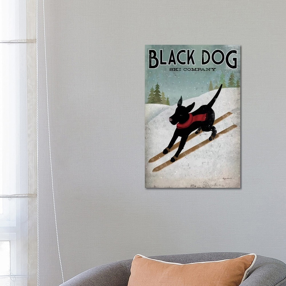 iCanvas "Black Dog Ski Co. I" by Ryan Fowler Canvas Print