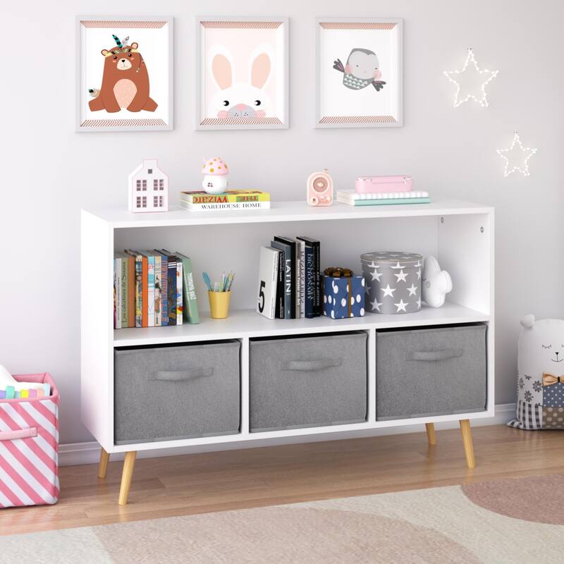 Children's Book Display, Toy Storage Cabinet Organizer