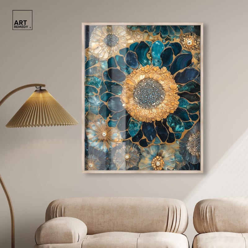 Opulent Geode II Shadowbox by Art Remedy