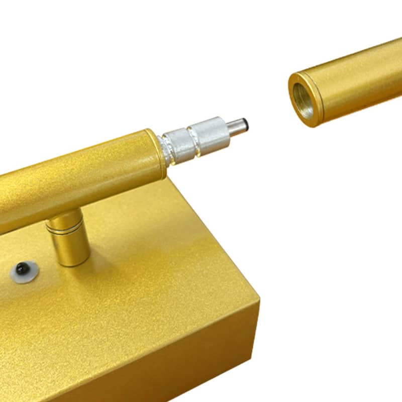 YANSUN 2pack Rechargeable Wall-Mounted LED Lamp - Gold Tube, IR Remote
