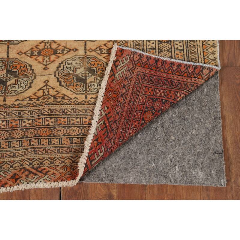 Bokhara Persian Vintage Area Rug Handmade Wool Carpet - 4'6" x 6'1"