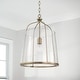 preview thumbnail 2 of 8, Madison 1-light Pendant w/Clear Seeded Glass