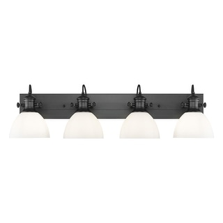 Golden Lighting 3118-BA4 OP Hines 4 Light 7" Wide Vanity Light