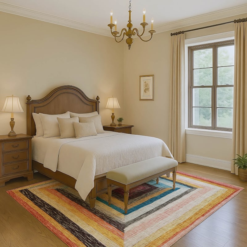 Premium Washable Super Soft Modern Dimensions Mayfield Rug