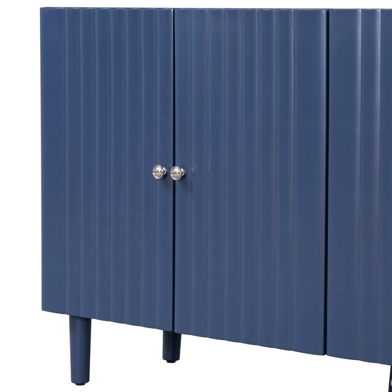 Modern MDF Sideboard with Adjustable Shelves & Sleek Design for Dining Room or Living Room Storage