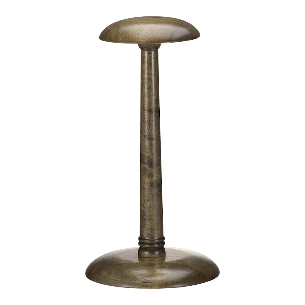 Metal Hat Display Stand and Tabletop Hat Wig Rack 13" Height Coffee
