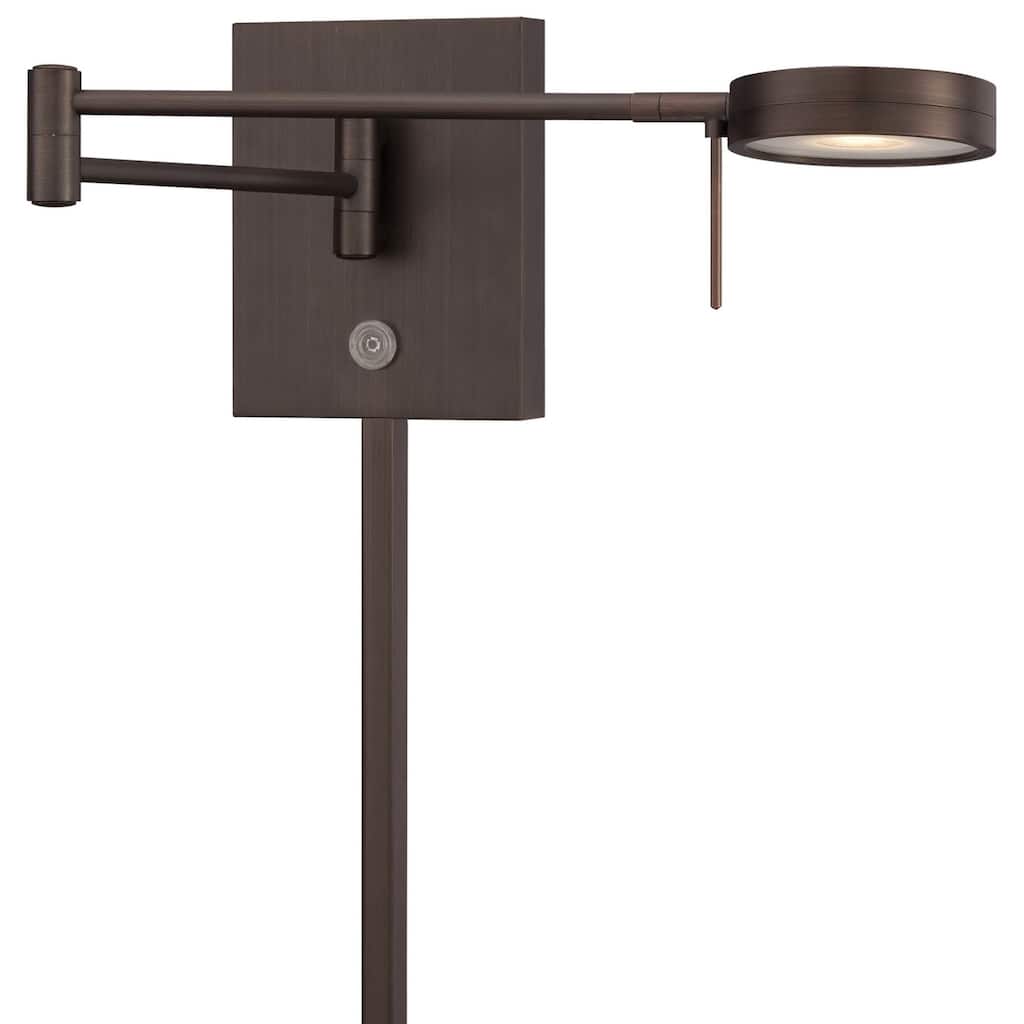 Kovacs 1 Light 6.25" Height LED Plug In Wall Sconce in Copper Bronze