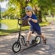 preview thumbnail 9 of 16, Adjustable Kids Kick Scooter with Dual Braking System, Inflatable Tires, and Durable Steel Frame - Suitable for Ages 5+
