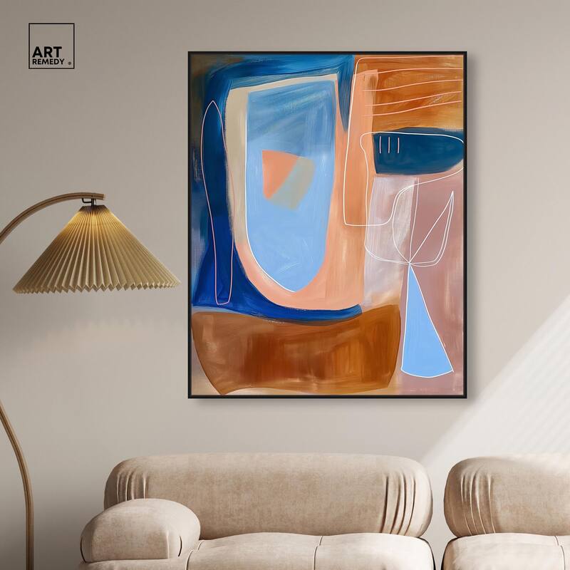 An Abstract Oil II Canvas by Art Remedy