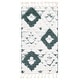 preview thumbnail 136 of 157, SAFAVIEH Moroccan Tassel Shag Kobi 2-inch Thick Rug 2'3" x 4' - Green/Ivory