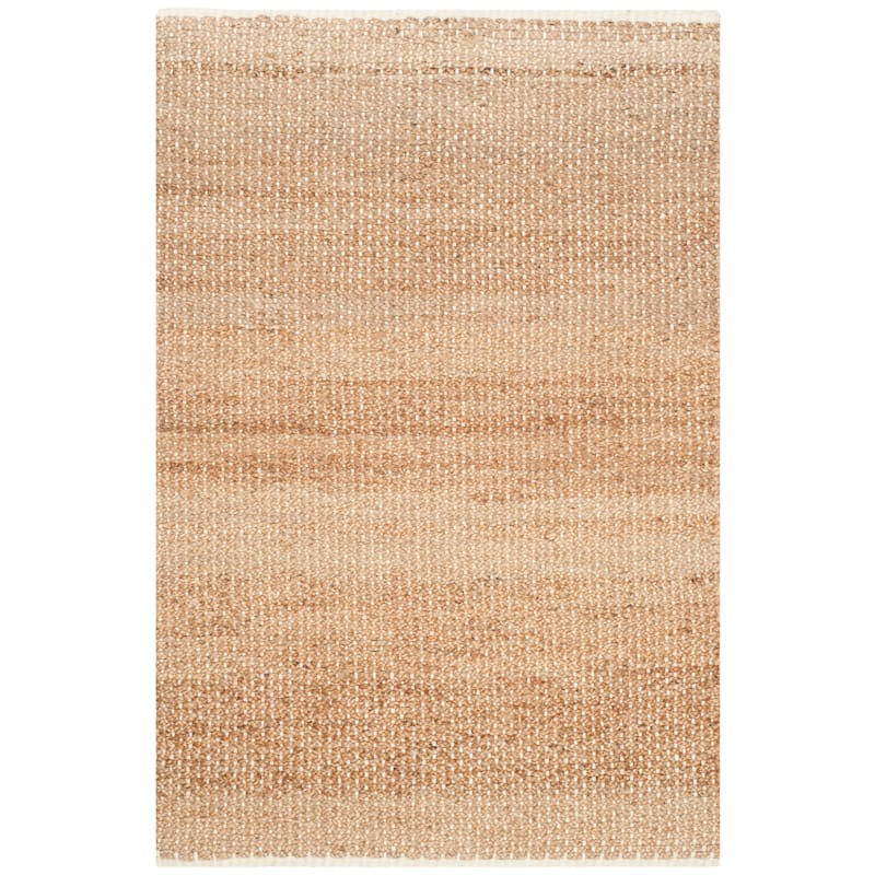 SAFAVIEH Handmade Natural Fiber Briley Jute Rug - 4' x 6' - Ivory/Natural