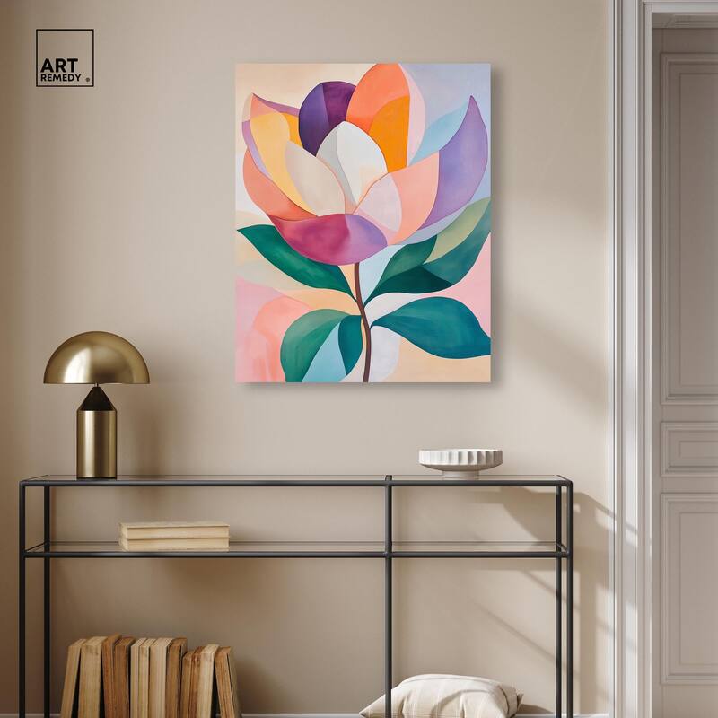 Magnolia in Color II Canvas by Art Remedy, Gallery Wrapped