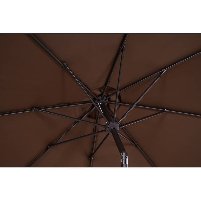 9FT Outdoor Market Patio Umbrella with Push Button Tilt and Crank,Table Umbrella,Swimming Pool Umbrella