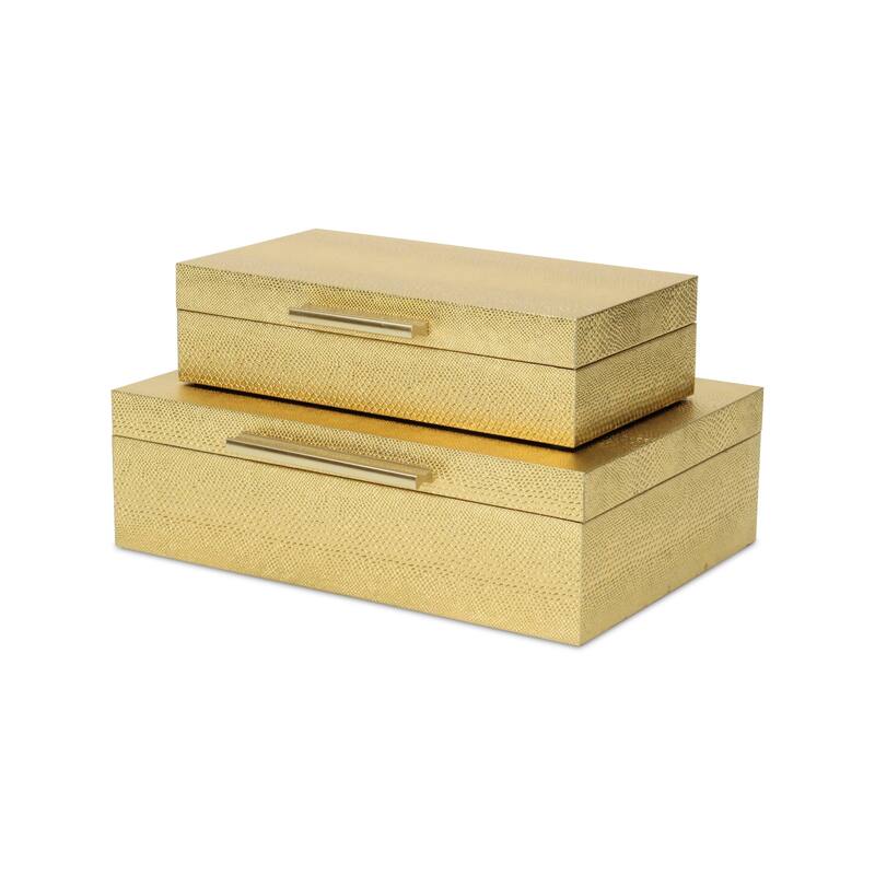 Lusan Black Vinyl Decorative Box Set