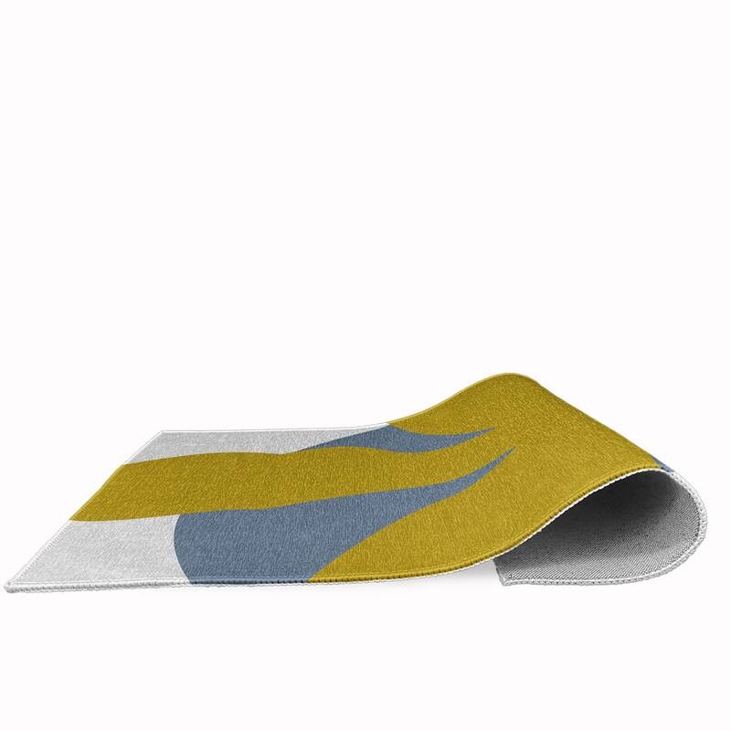 Bold Flower Modern & Contemporary Chenille Area Rug