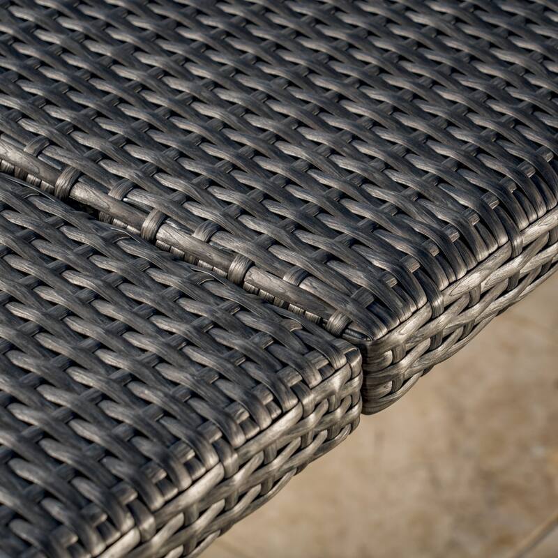 Fiona Outdoor 64-inch Square Wicker Dining Table by Christopher Knight Home - 64.00"L x 64.00"W x 30.00"H