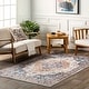 preview thumbnail 1 of 13, Nuloom Emi Traditional SplashGuard Machine Washable Area Rug 5' x 8' - Blue Multicolor - Rectangle