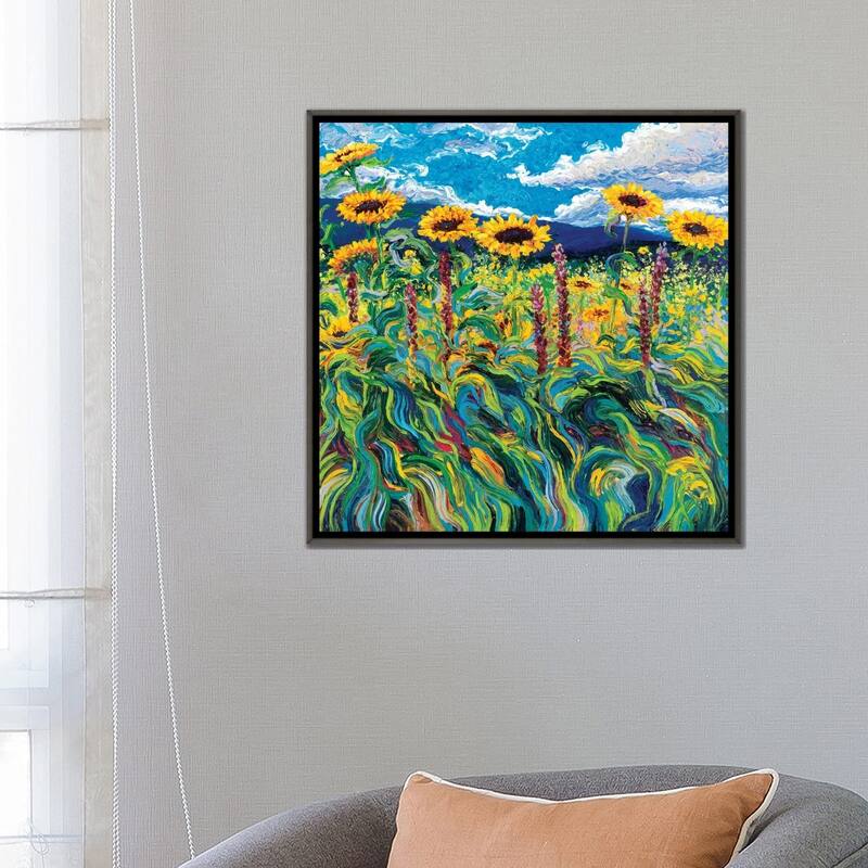 iCanvas "F0xy Triptych Panel III" by Iris Scott Framed