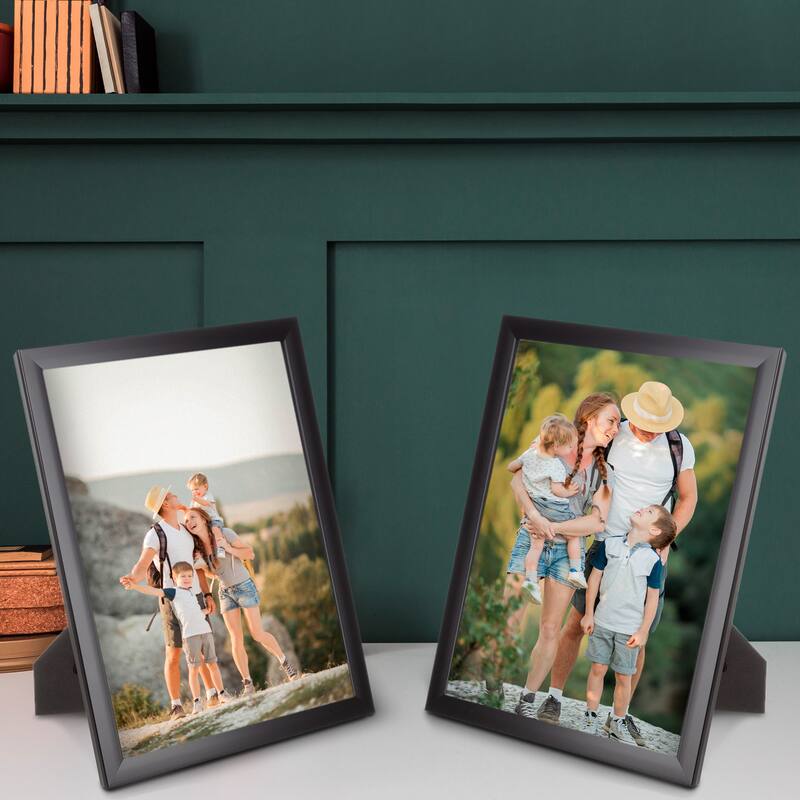 Lavish Home Picture Frames - 6 Pack, Black