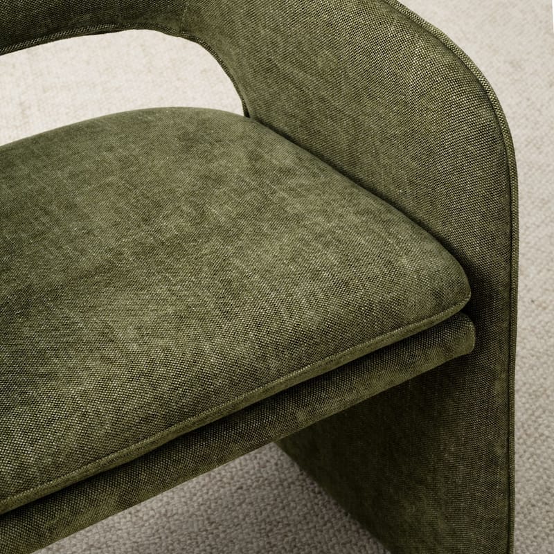 Upholstered Fabric Dining Armchair (Set of 2)