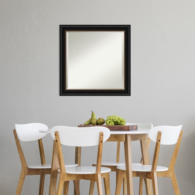 Beveled Wall Mirror - Manhattan Black Frame - Manhattan Black