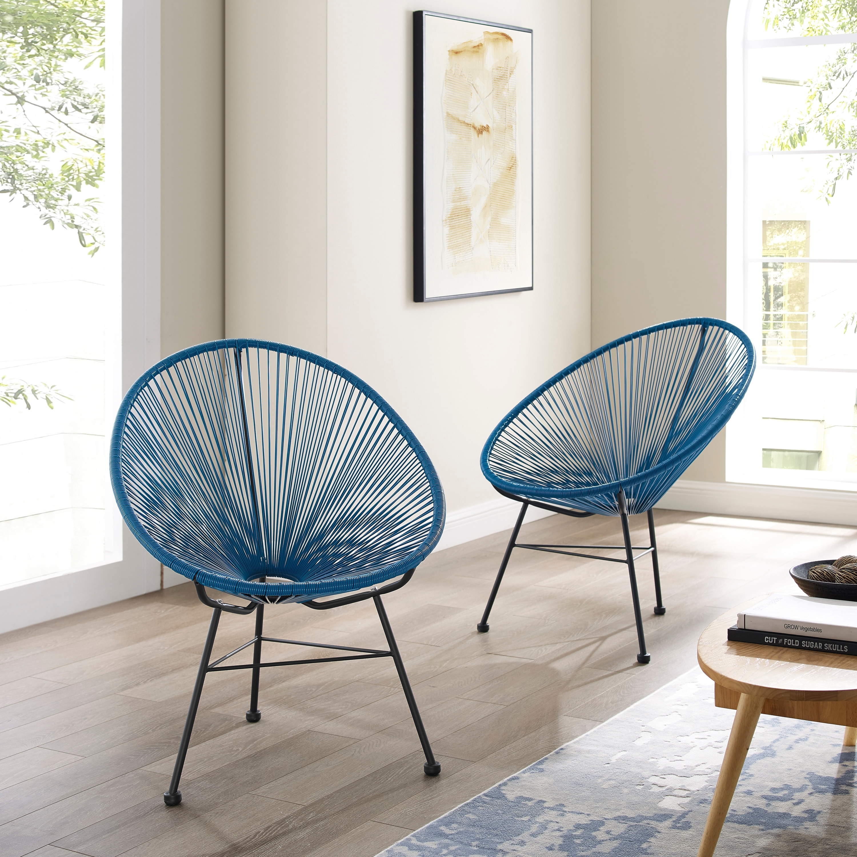 Sarcelles modern top wicker patio chairs