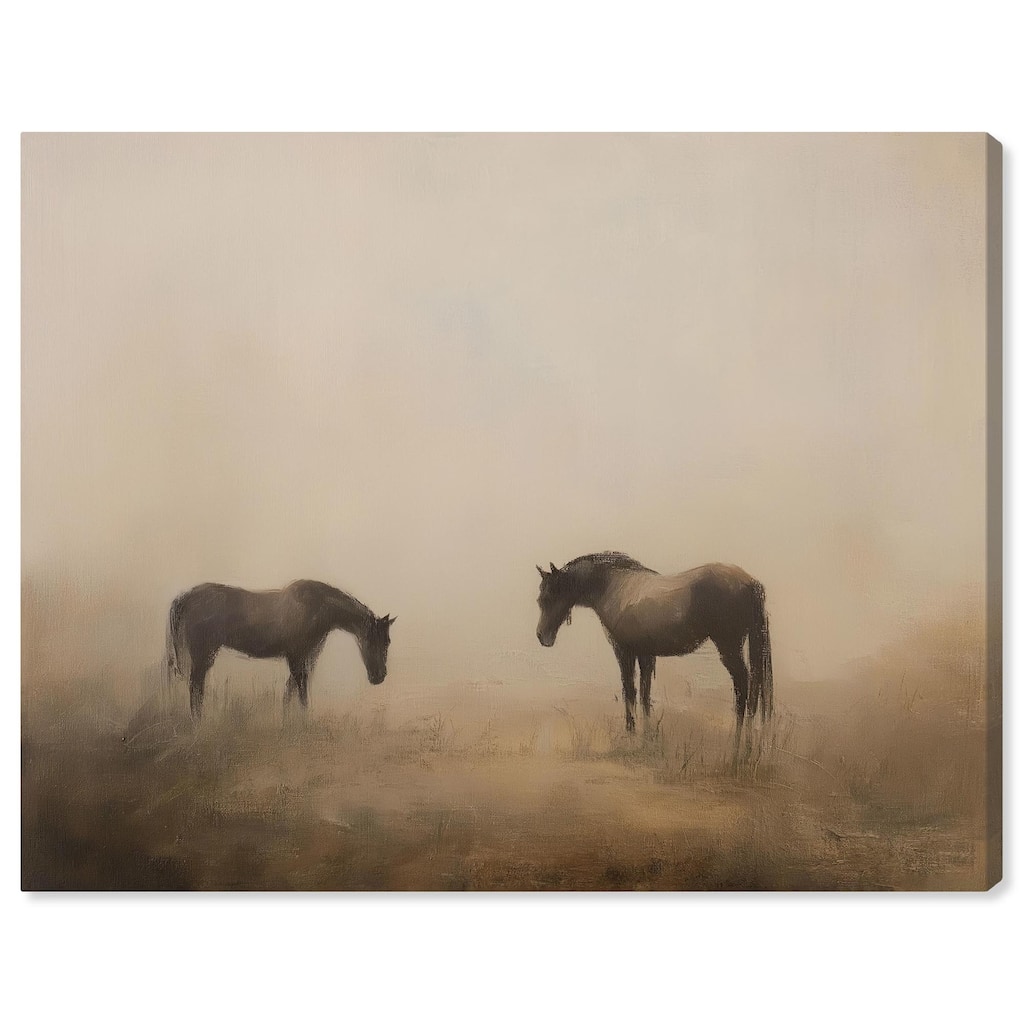 Equine Duo II Canvas by Art Remedy, Gallery Wrapped