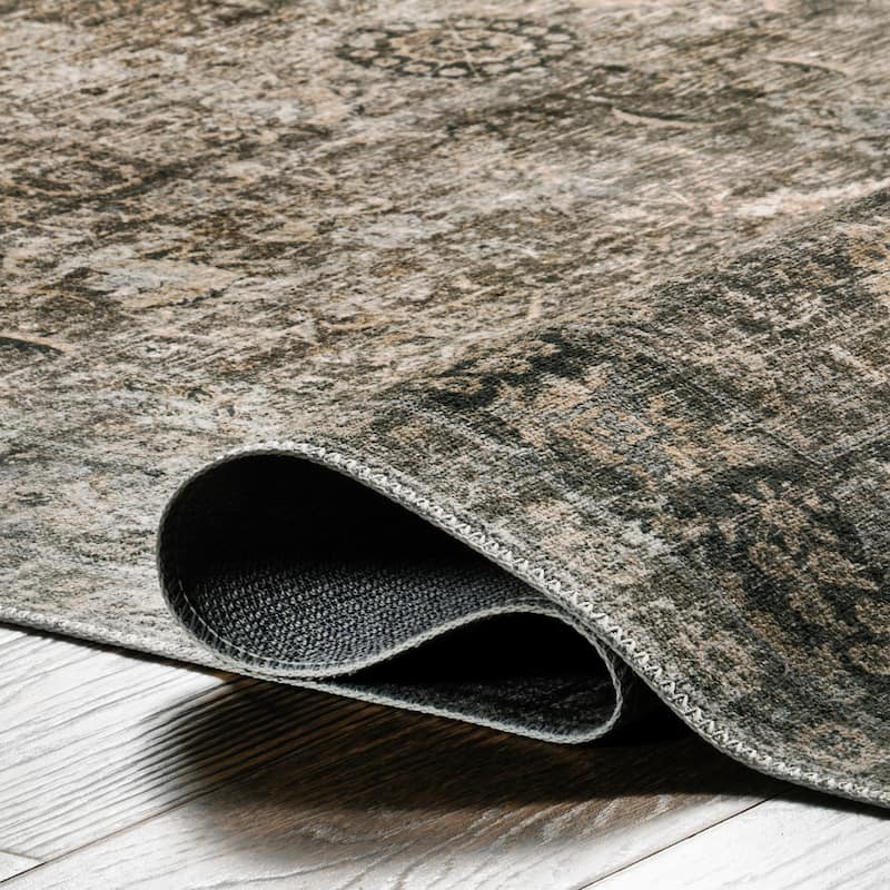Bayberry Vintage Machine Washable Area Rug