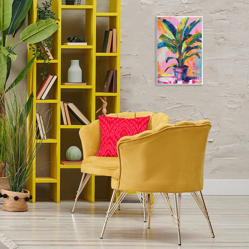 Stupell Vivid Saturated House Plant Wall Plaque Art Design By LSR Design Studio