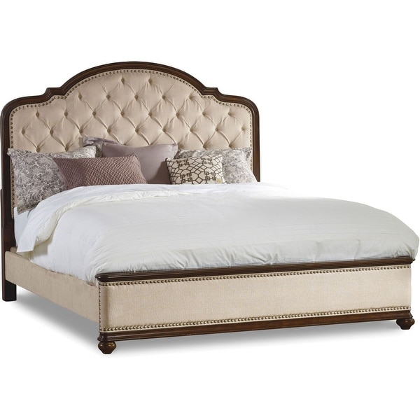 Hooker Furniture 5381-90860 California King Solid Rubberwood Panel Bed Frame from the Leesburg Collection
