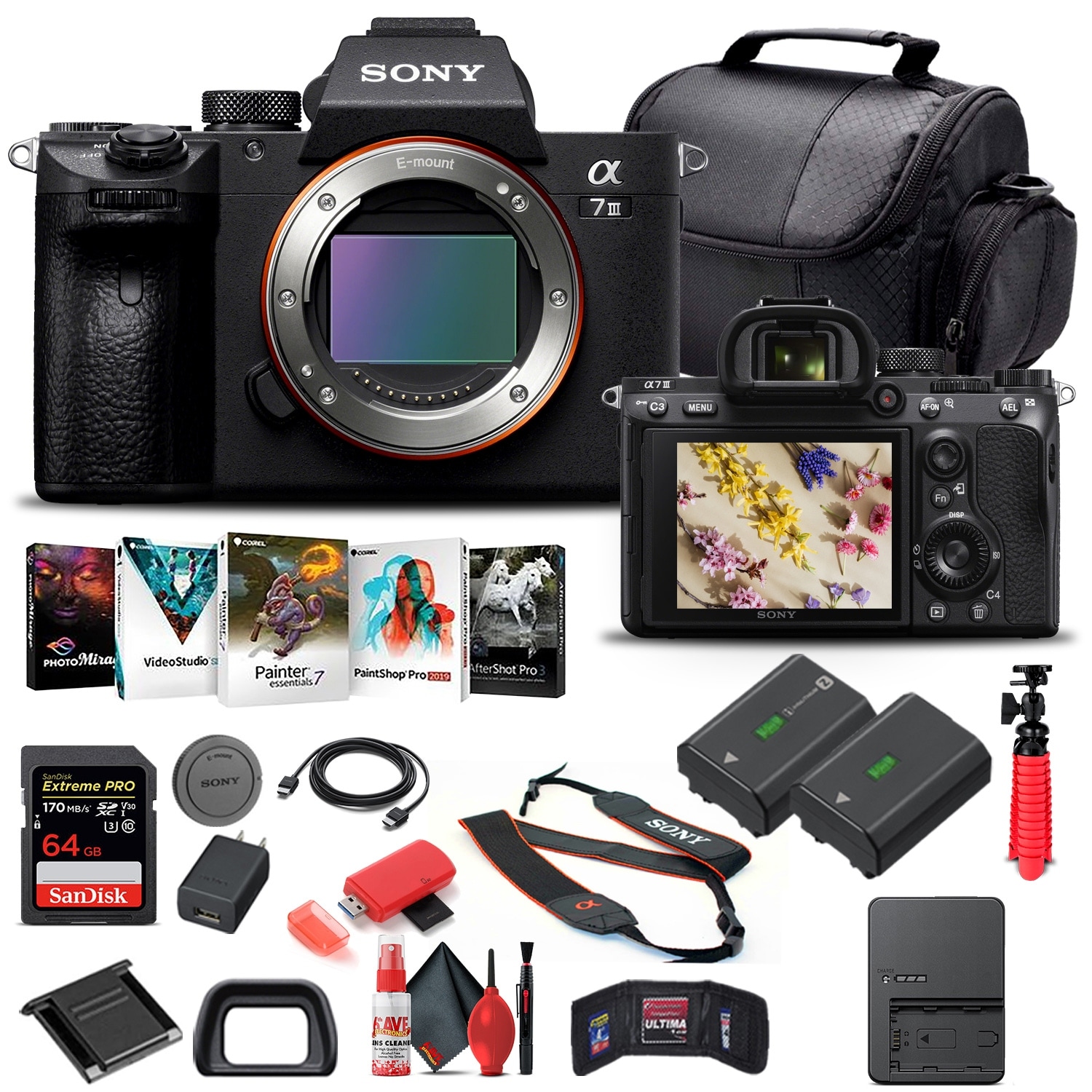 Sony Alpha a7 III Mirrorless Camera Body Only ILCE...